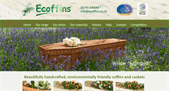 Desktop Screenshot of ecoffins.co.uk